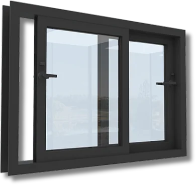 Ventana corrediza de aluminio para departamentos